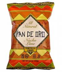 Pan De Oro - Nacho Lime Chips 7.5oz
